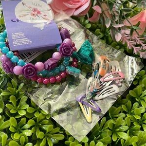 Childrens Bracelets & hair clips bundle